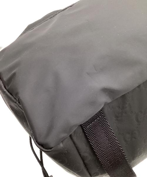 GUCCI（グッチ）GUCCI (グッチ) GGナイロン リュック ブラックの古着・服飾アイテム