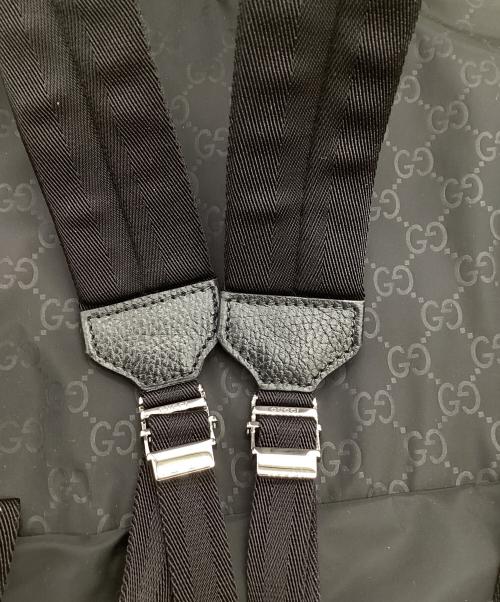 GUCCI（グッチ）GUCCI (グッチ) GGナイロン リュック ブラックの古着・服飾アイテム