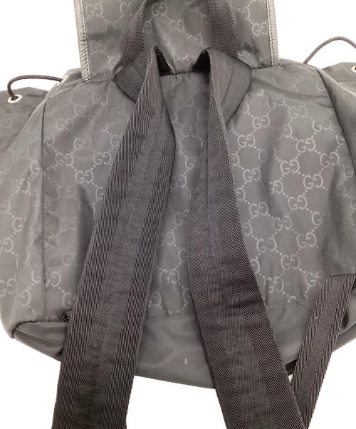GUCCI（グッチ）GUCCI (グッチ) GGナイロン リュック ブラックの古着・服飾アイテム