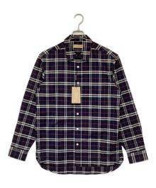 BURBERRY LONDON（バーバリーロンドン）の古着「George（ジョージ）長袖シャツ」｜ネイビー