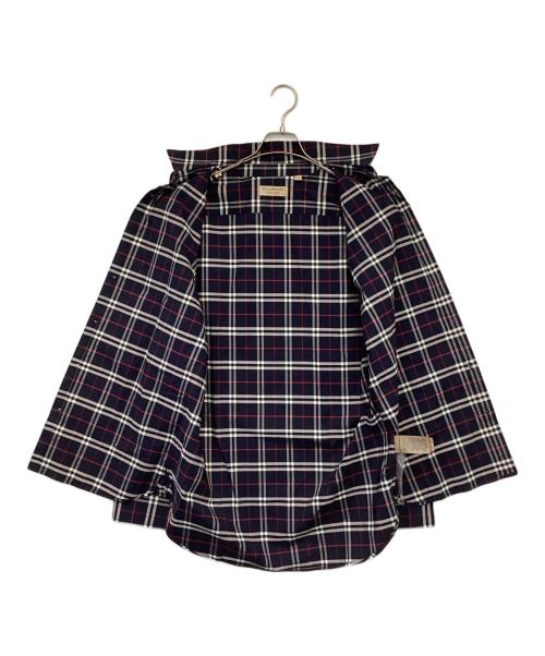 BURBERRY LONDON（バーバリーロンドン）BURBERRY LONDON (バーバリーロンドン) George（ジョージ）長袖シャツ ネイビー サイズ:Lの古着・服飾アイテム