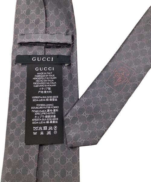 GUCCI（グッチ）GUCCI (グッチ) ネクタイ グレー サイズ:-の古着・服飾アイテム
