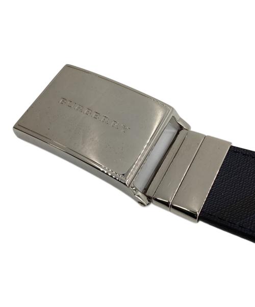 BURBERRY（バーバリー）BURBERRY (バーバリー) ベルト ブラック×ネイビー サイズ:40/100の古着・服飾アイテム