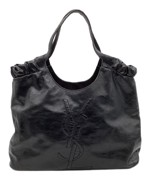 Yves Saint Laurent（イヴサンローラン）Yves Saint Laurent (イヴサンローラン) ハンドバッグ ブラックの古着・服飾アイテム