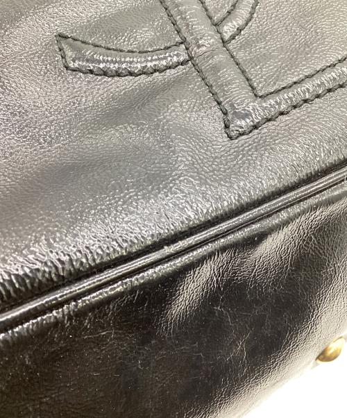 Yves Saint Laurent（イヴサンローラン）Yves Saint Laurent (イヴサンローラン) ハンドバッグ ブラックの古着・服飾アイテム