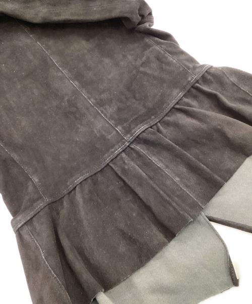 GIORGIO ARMANI（ジョルジョアルマーニ）GIORGIO ARMANI (ジョルジョアルマーニ) BORGO21 スウェードレザージャケット ブラック サイズ:40の古着・服飾アイテム