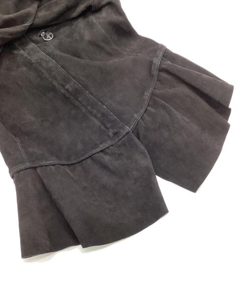 GIORGIO ARMANI（ジョルジョアルマーニ）GIORGIO ARMANI (ジョルジョアルマーニ) BORGO21 スウェードレザージャケット ブラック サイズ:40の古着・服飾アイテム