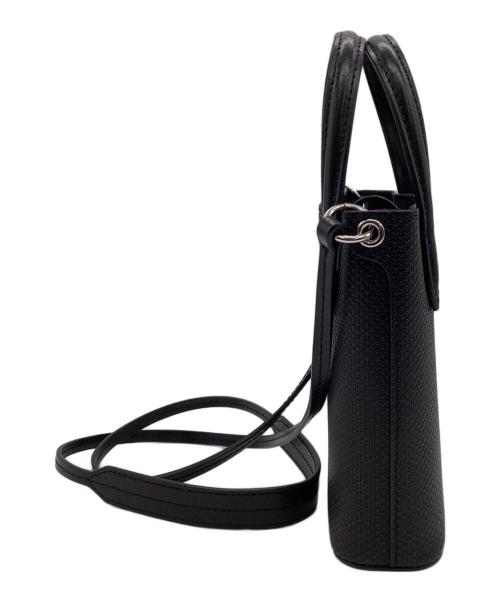 LACOSTE（ラコステ）LACOSTE (ラコステ) シャンタコクラシックス レザートートバッグ ミニ ブラックの古着・服飾アイテム