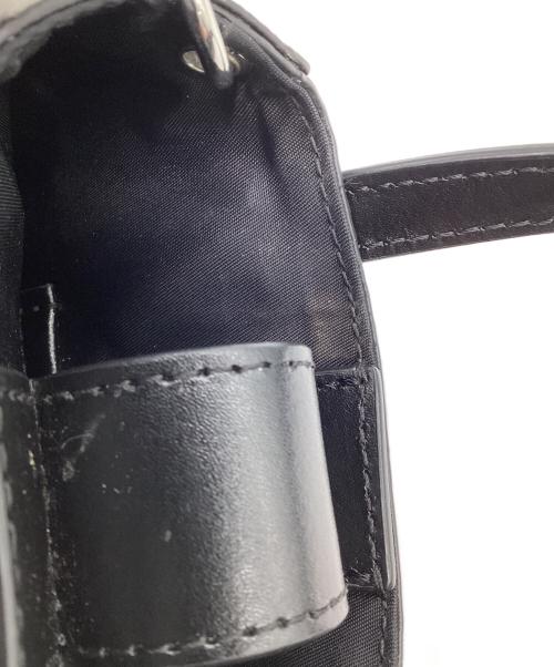 LACOSTE（ラコステ）LACOSTE (ラコステ) シャンタコクラシックス レザートートバッグ ミニ ブラックの古着・服飾アイテム