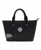 MILA MILANミラ ミラン）の古着「VESPA（ベスパ）ミニトートバッグ」｜ブラック