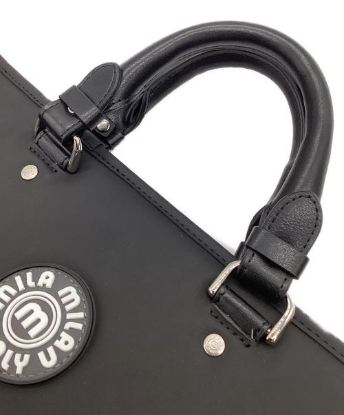 MILA MILAN（ミラ ミラン）MILA MILAN (ミラ ミラン) VESPA（ベスパ）ミニトートバッグ ブラックの古着・服飾アイテム