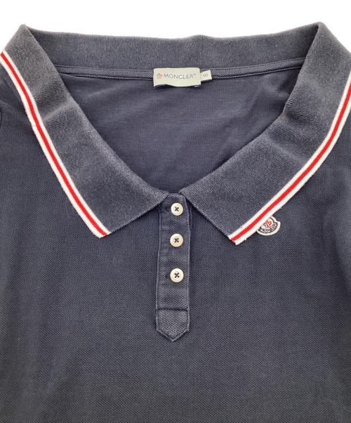 MONCLER（モンクレール）MONCLER (モンクレール) ポロシャツ ネイビー サイズ:Sの古着・服飾アイテム