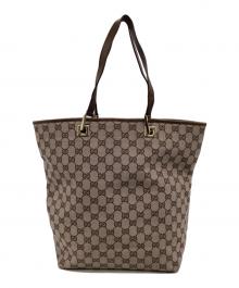GUCCI（グッチ）の古着「GGキャンバス トートバッグ」｜ブラウン