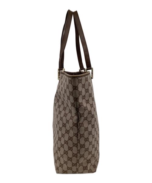 GUCCI（グッチ）GUCCI (グッチ) GGキャンバス トートバッグ ブラウンの古着・服飾アイテム