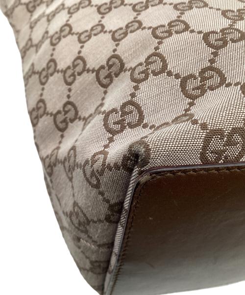 GUCCI（グッチ）GUCCI (グッチ) GGキャンバス トートバッグ ブラウンの古着・服飾アイテム