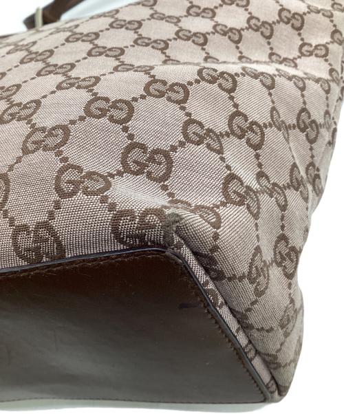 GUCCI（グッチ）GUCCI (グッチ) GGキャンバス トートバッグ ブラウンの古着・服飾アイテム