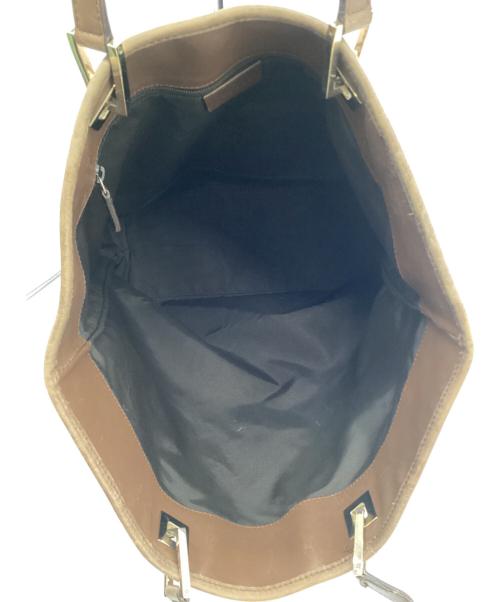 GUCCI（グッチ）GUCCI (グッチ) GGキャンバス トートバッグ ブラウンの古着・服飾アイテム