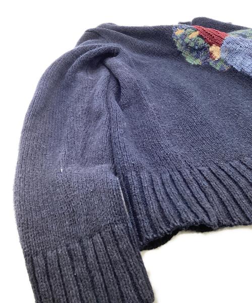 POLO RALPH LAUREN（ポロ・ラルフローレン）POLO RALPH LAUREN (ポロ・ラルフローレン) ポロベア クルーネックニット ネイビー サイズ:XSの古着・服飾アイテム