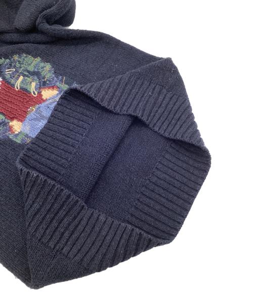 POLO RALPH LAUREN（ポロ・ラルフローレン）POLO RALPH LAUREN (ポロ・ラルフローレン) ポロベア クルーネックニット ネイビー サイズ:XSの古着・服飾アイテム