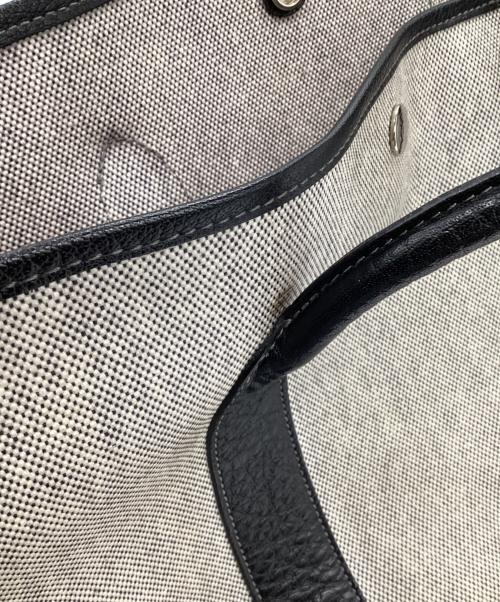 HERMES（エルメス）HERMES (エルメス) ガーデンパーティ36 PM トートバッグ グレー×ブラックの古着・服飾アイテム