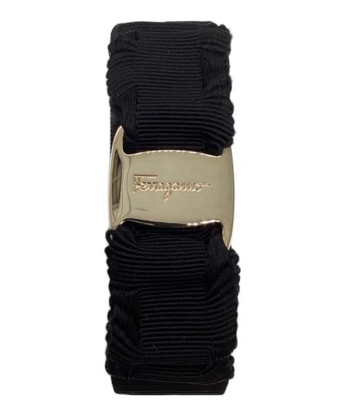 Ferragamo（フェラガモ）Ferragamo (フェラガモ) バレッタ ブラックの古着・服飾アイテム