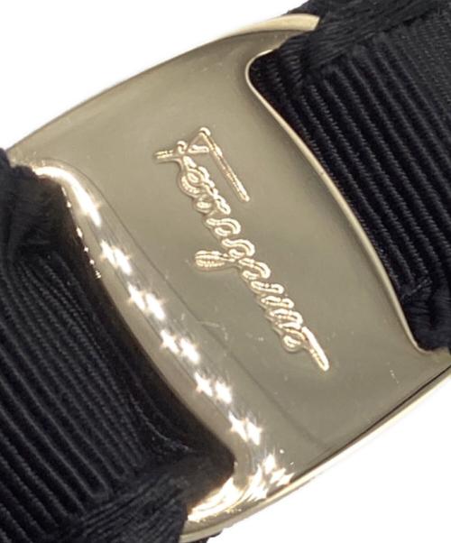 Ferragamo（フェラガモ）Ferragamo (フェラガモ) バレッタ ブラックの古着・服飾アイテム