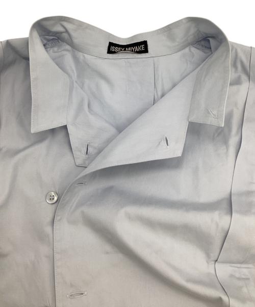 ISSEY MIYAKE（イッセイミヤケ）ISSEY MIYAKE (イッセイミヤケ) コックシャツ スカイブルー サイズ:Mの古着・服飾アイテム