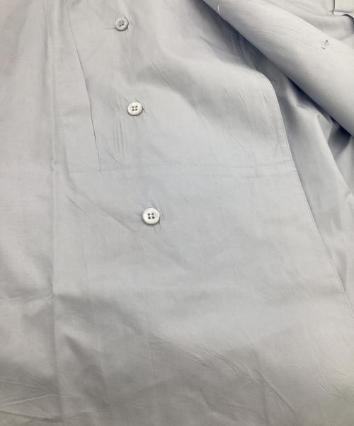 ISSEY MIYAKE（イッセイミヤケ）ISSEY MIYAKE (イッセイミヤケ) コックシャツ スカイブルー サイズ:Mの古着・服飾アイテム