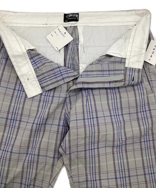stussy AUTHENTIC（ステューシーオーセンティック）stussy AUTHENTIC (ステューシーオーセンティック) チェックパンツ グレー サイズ:32の古着・服飾アイテム