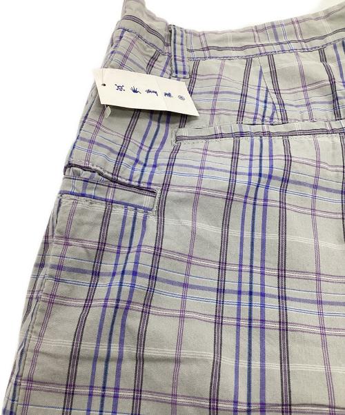 stussy AUTHENTIC（ステューシーオーセンティック）stussy AUTHENTIC (ステューシーオーセンティック) チェックパンツ グレー サイズ:32の古着・服飾アイテム