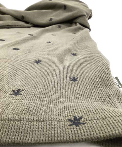 stussy（ステューシー）stussy (ステューシー) サーマル カットソー カーキ サイズ:Mの古着・服飾アイテム