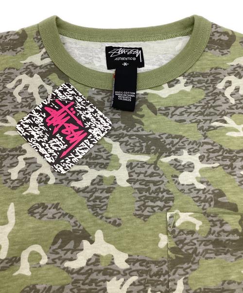 stussy AUTHENTIC（ステューシーオーセンティック）stussy AUTHENTIC (ステューシーオーセンティック) Tシャツ カーキ サイズ:Mの古着・服飾アイテム