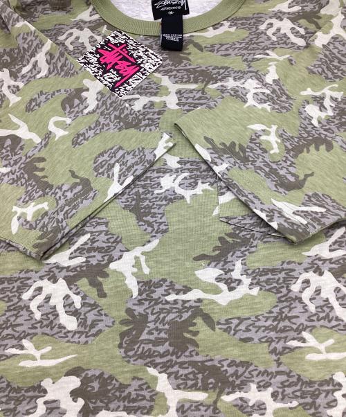 stussy AUTHENTIC（ステューシーオーセンティック）stussy AUTHENTIC (ステューシーオーセンティック) Tシャツ カーキ サイズ:Mの古着・服飾アイテム
