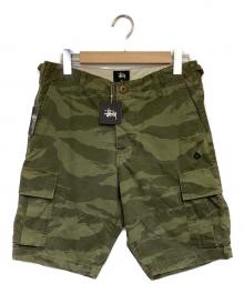 stussy（ステューシー）の古着「JUNGLE CAMO SHORT（ジャングル カモ ショートパンツ）」｜カーキ