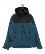 MILLETミレー）の古着「トラックフーディー」｜ブラック×ネイビー