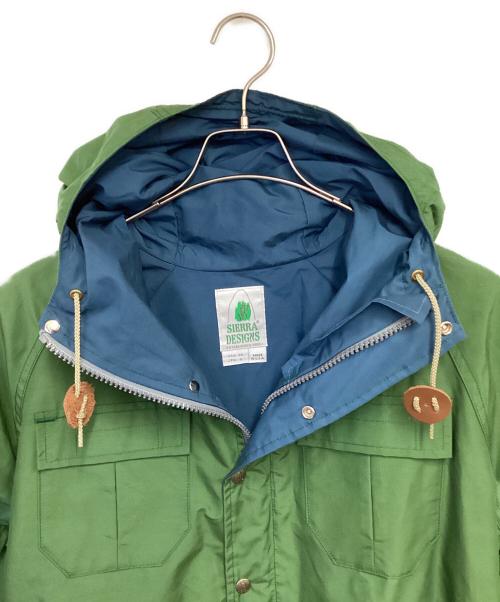 SIERRA DESIGNS（シエラデザインズ）SIERRA DESIGNS (シエラデザインズ) ORIGINAL MOUNTAIN PARKA（オリジナル マウンテン パーカ） グリーン サイズ:JPN Sの古着・服飾アイテム