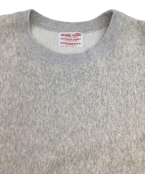 Champion REVERSE WEAVE（チャンピオン リバース ウィーブ）Champion REVERSE WEAVE (チャンピオン リバース ウィーブ) 2ndパテントモデル クルーネックスウェットシャツ アイボリー サイズ:Sの古着・服飾アイテム