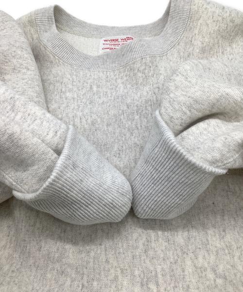Champion REVERSE WEAVE（チャンピオン リバース ウィーブ）Champion REVERSE WEAVE (チャンピオン リバース ウィーブ) 2ndパテントモデル クルーネックスウェットシャツ アイボリー サイズ:Sの古着・服飾アイテム