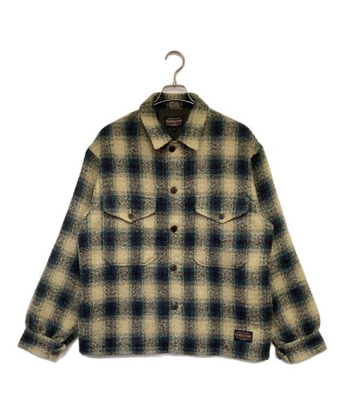 PENDLETON（ペンドルトン）PENDLETON (ペンドルトン) CPO JACKET（CPO ジャケット） ベージュ×ブルー サイズ:Mの古着・服飾アイテム