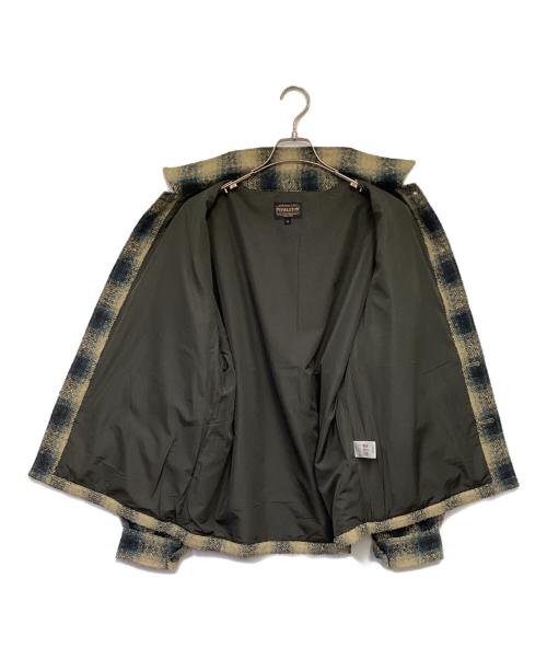 PENDLETON（ペンドルトン）PENDLETON (ペンドルトン) CPO JACKET（CPO ジャケット） ベージュ×ブルー サイズ:Mの古着・服飾アイテム