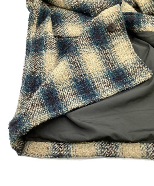 PENDLETON（ペンドルトン）PENDLETON (ペンドルトン) CPO JACKET（CPO ジャケット） ベージュ×ブルー サイズ:Mの古着・服飾アイテム