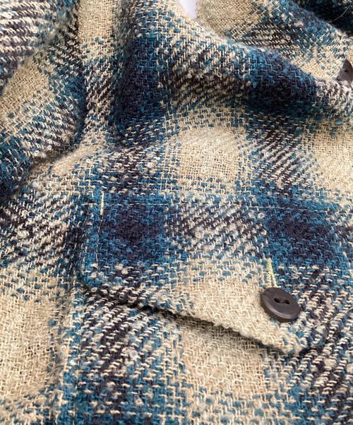 PENDLETON（ペンドルトン）PENDLETON (ペンドルトン) CPO JACKET（CPO ジャケット） ベージュ×ブルー サイズ:Mの古着・服飾アイテム