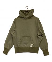 NIGEL CABOURN（ナイジェルケーボン）の古着「50'S PARKA - BUMPY JERSEY（50'Sパーカ - バンピージャージー）」｜オリーブ