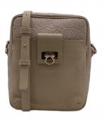 Salvatore Ferragamoサルヴァトーレ フェラガモ）の古着「ガンチーニ ショルダーバッグ」｜ピンク