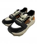 BURBERRYバーバリー）の古着「スニーカー」｜ホワイト×ブラウン×ブラック