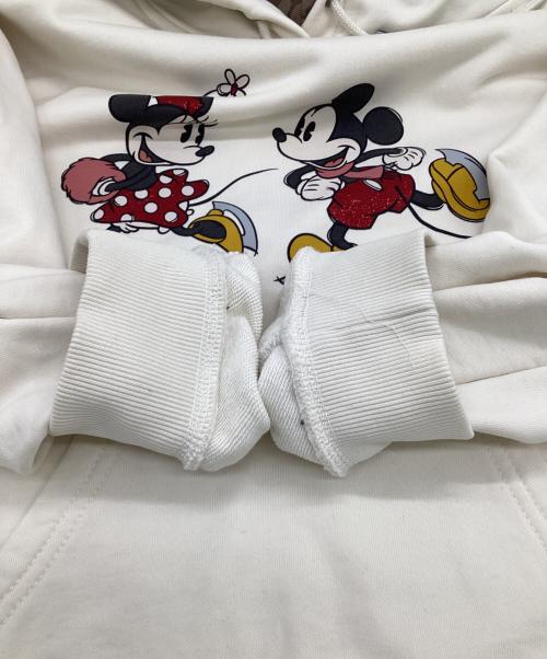 COACH（コーチ）COACH (コーチ) DISNEY (ディズニー) アイス スケート モチーフ フーディー ベージュ サイズ:Lの古着・服飾アイテム