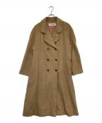 Chloeクロエ）の古着「ダブルブレスト ウールコート」｜ベージュ