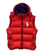 POLO RALPH LAURENポロ・ラルフローレン）の古着「ダウンベスト」｜レッド×ブルー