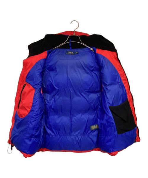 POLO RALPH LAUREN（ポロ・ラルフローレン）POLO RALPH LAUREN (ポロ・ラルフローレン) ダウンベスト レッド×ブルー サイズ:XLの古着・服飾アイテム