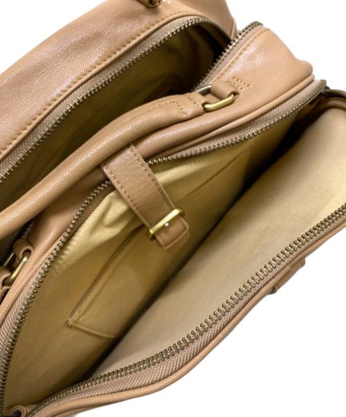 notre favori（ノートルファボリ）notre favori (ノートルファボリ) 2WAYバッグ ライトブラウンの古着・服飾アイテム